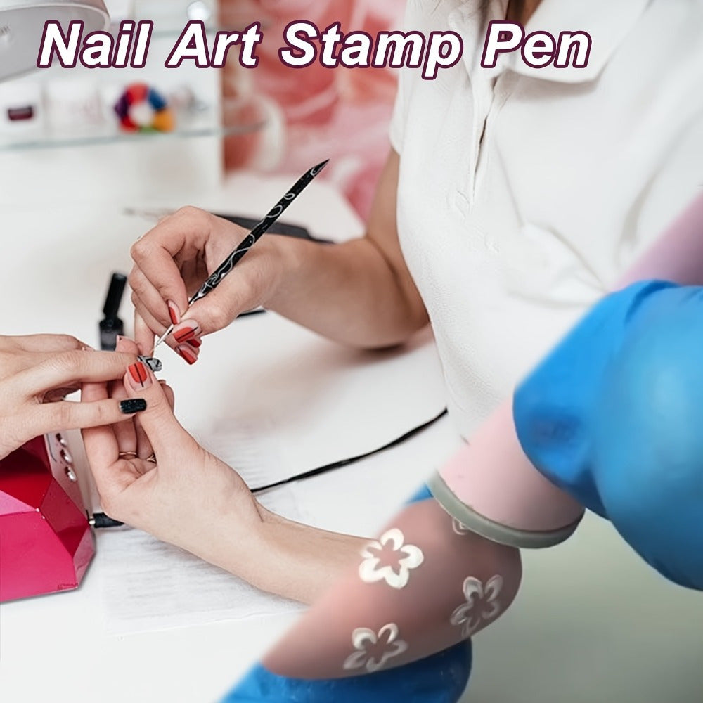 15 Nail Printing Set - Precision Tools for DIY Nail Art, Various Flower Patterns and Templates, Women'S DIY Nail Art Tools, Fragrance Free, Foot and Hand Care Accessories